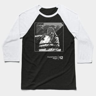 Crystal Castles - Plague / Minimalist Style Graphic Design Baseball T-Shirt